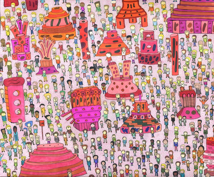 A Lonely World (large size) Mark Quigley Illustrations