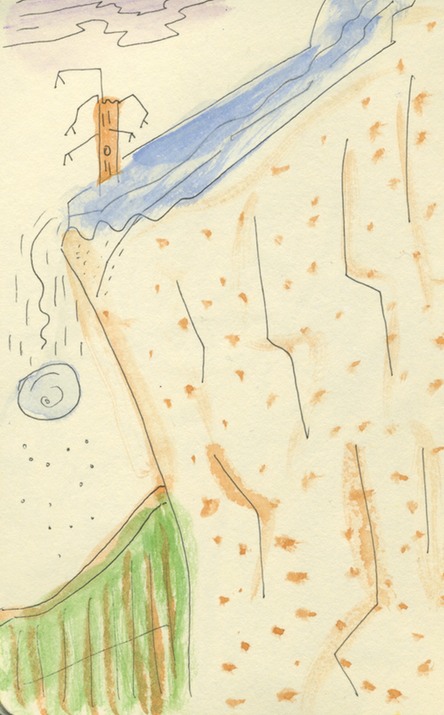 Snowball Falling off Cliff