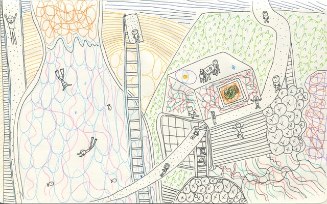 Strange Bizarre World -- People Falling