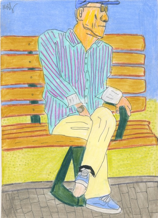 Old Man in Odori Park