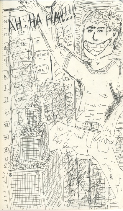 Giant Man Wrecking Havock