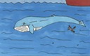 Whale drawing